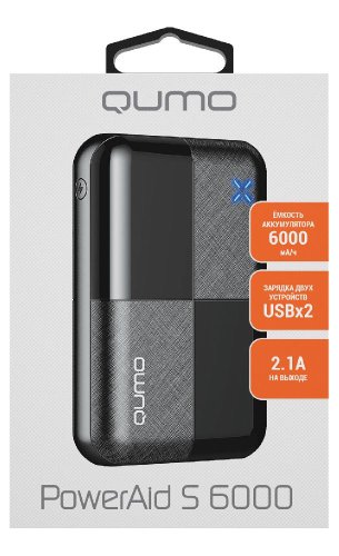    Qumo PowerAid S6000, 6000 -, 2 USB 1+2 (2.1 ),   2 Micro USB + Type C,  ,  , 