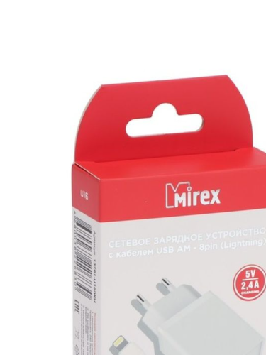   Mirex U16i, 1xUSB-A, 2.4A +  (AM-8pin), 1, 