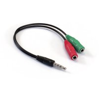   ExeGate EX-CCA-417-0.2 (3.5mm Jack M 4pin/3.5mm Jack F Stereo+ 3.5mm Jack F , 0,2)