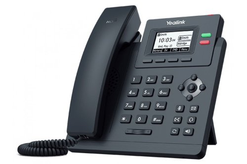 Телефон Yealink SIP-T31 проводной, DHCP, DNS, IP, L2TP, конференц-связь, дисплей