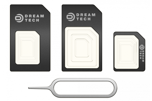 Адаптер для SIM карт Dream Nano черный