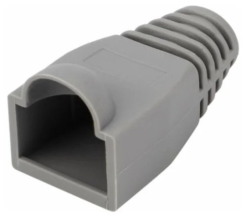 Колпачок изолирующий для разъема RJ45, D-6 мм серый