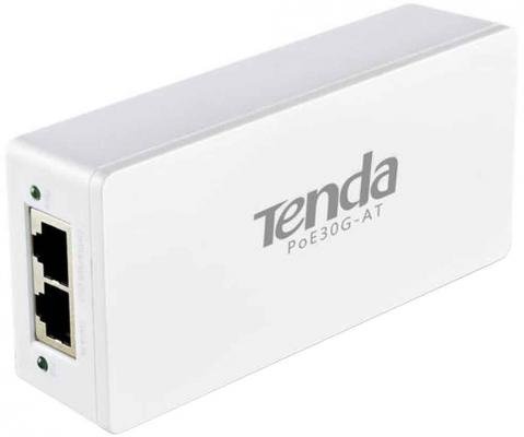 Адаптер PoE-Инжектор Tenda PoE30G-AT 1xFE, 1xData, 10/1000Mbps, IEEE 802.3af