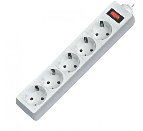 Сетевой фильтр Defender DFS 153 3 м, черный, 6 розеток 99495