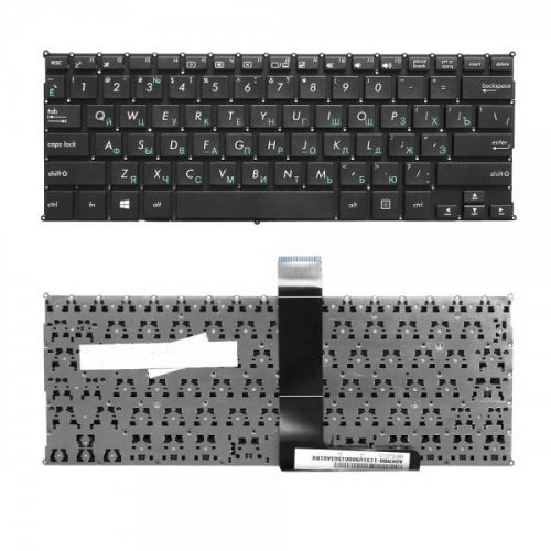 Клавиатура для ноутбука Asus VivoBook X200CA F200 F200CA F200LA F200MA X200 X200C X200CA X200L X200LA X200M X200MA R202 R202CA R202LA(rus, черн.без рамки)