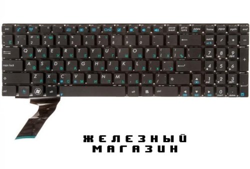 Клавиатура для ноутбука Asus EEE PC 1215 (ru черн. ) с рамкой