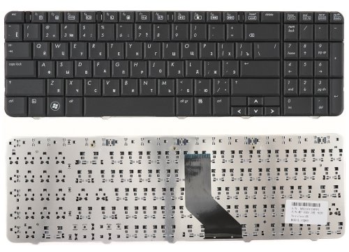 Клавиатура для ноутбука HP Compaq CQ60 (rus, черн)