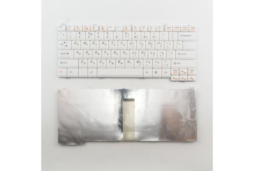 Клавиатура для ноутбука Lenovo Y300, Y330, Y410, Y430, Y500, Y510, Y520, Y530, Y710, Y730, U330, C100, C200, C460, C510, F31, F41, G420, G430, G530, N100, N200, N220, N430, N440, N500, V100, V200 (белая) (25-007696)