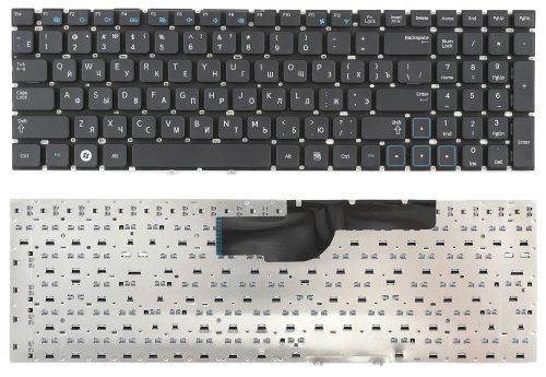 Клавиатура для ноутбука Samsung NP300E5A NP305E5A NP300V5A NP305V5A(rus черн.) Без рамки