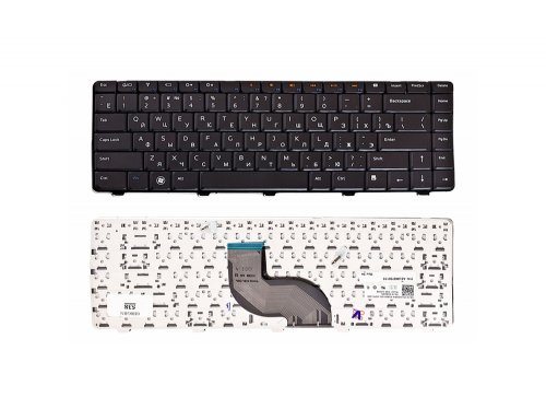 Клавиатура для ноутбука Dell Inspiron 14V, 14R, N3010, N4010, N4020, N4030, N5030, M5030 (черная)