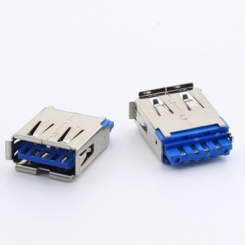 Разъем USB 089 одинарный USB 3.0 контакты в 1 ряд Длинна корпуса 18мм. Ширина корпуса 15мм. Высота корпуса 8мм.