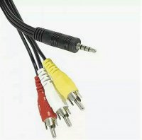 AV- 3.5JACK(M) 4PIN - 3RCA(M), , , 1  DVB-T2 