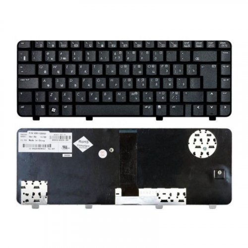 Клавиатура для ноутбука HP 6520 (rus, черн ) 6520 6720 540 (2крепл. шлейф 24Pin) 9J.N8682.Q0R