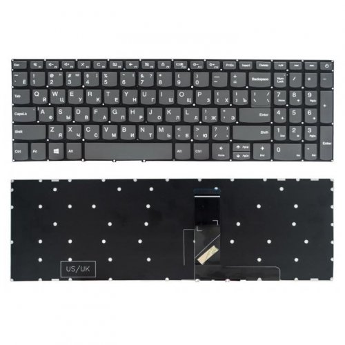 Клавиатура Lenovo IdeaPad 320-15IAP, 320-15IKBN, 320-15ABR, 320-15AST ( Серая )