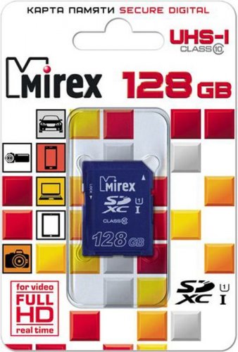   SDXC 128Gb MIREX UHS-I class 10