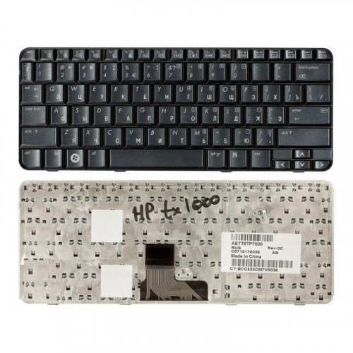 Клавиатура для ноутбука HP Pavilion tx1000, tx1100, tx1200, tx1300, tx1400 черная
