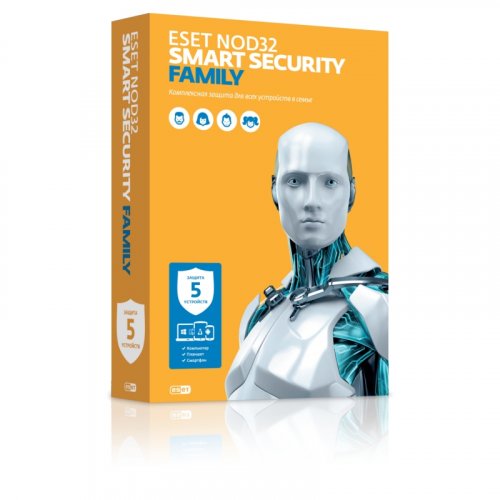   ESET NOD32 Smart Security Family  5     1 )
