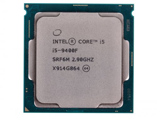 Процессор Intel Core i5-9400F OEM (S1151-v2, к-во ядер: 6, Skylake-S 14nm, 2.9 GHz Turbo Boost 4.1Ghz, 9 MB, графическое ядро Отсутствует, VT-x/VT-d, контроллер 2-channel DDR4-2666, TDP 65W)
