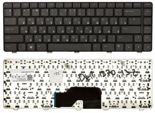 Клавиатура для ноутбука Dell Inspiron 1370 Черная (PK1309Y1A07)