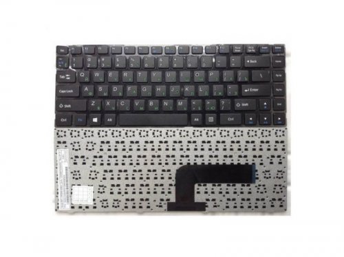 Клавиатура DNS Clevo W5400 MP-12B88PA-4302W (ru., чёрн. без рамки)