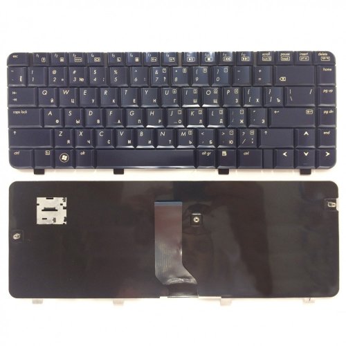 Клавиатура HP Pavilion DV3-1000, -2000, (rus, темно-синий)