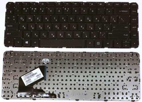 Клавиатура HP Pavilion TouchSmart Sleekbook 14-b 14-b158tu 14-b001sa 14-b017cl 14-b109 (rus. черн. ) БЕЗ РАМКИ