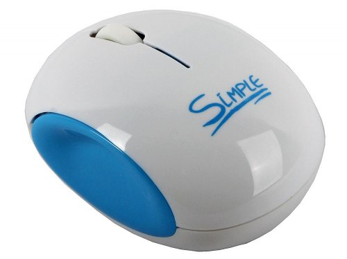 Мышь CBR Simple S14 Blue, 2,4Ггц, 1200dpi, USB