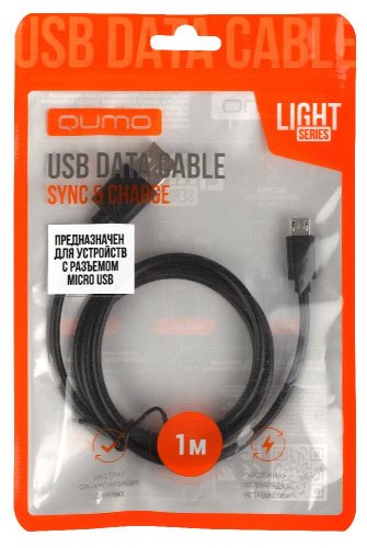  QUMO Light series, USB-MicroUSB, PVC, 1, 