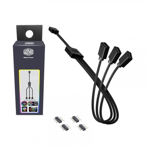  Cooler Master Addressable RGB 1-to-3 Splitter Cable (MFX-AWHN-3NNN1-R1)