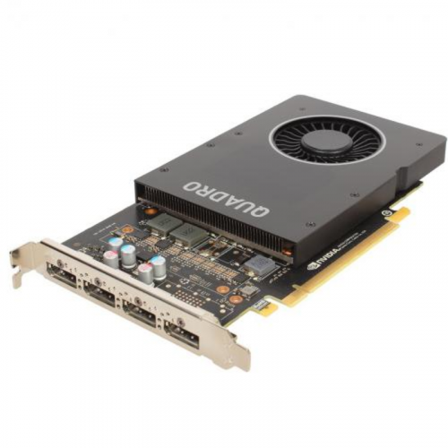 Видеокарта PNY 5Gb VCQP2000-PB (4xDP, VCQP2000-PB, PCI Express 3.0 16x (совместим с PCI Express 2.x/1.х, 75 Вт ) (OEM)