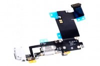 Шлейф/FLC iPhone 6 plus (разъём зарядки, разъём гарнитуры) белый