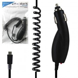 Автомобильное зарядное устройство 1A MicroUSB черная Stark CCST-01