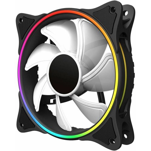  GameMAX 120x120x25 Mirage FN12rainbow-W, 12, 0.25A(. .  , ARGB )