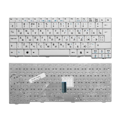 Клавиатура для ноутбука Acer Aspire One 531H A110/A150/D150/D250 (rus бел,)