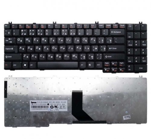 Клавиатура для ноутбука Lenovo G550/ B550/ B560/ V560/ G555 (rus, чёрн)