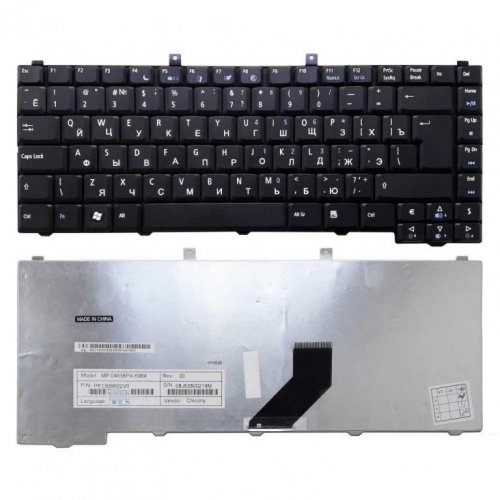 Клавиатура для ноутбука Acer Aspire 5100, 5630 3100, 5610, 5680 черная (PK130080900)