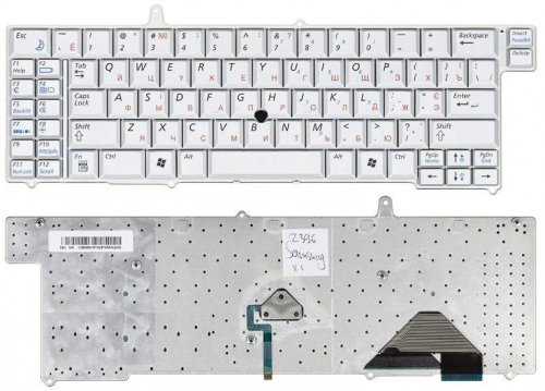 Клавиатура для ноутбука Samsung X1 BA59-01574 (rus,сереб. с трэк поинтом)
