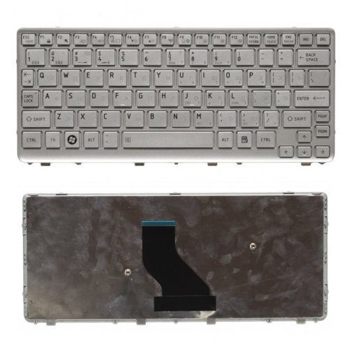 Клавиатура для ноутбука Toshiba T210 (rus серебро)