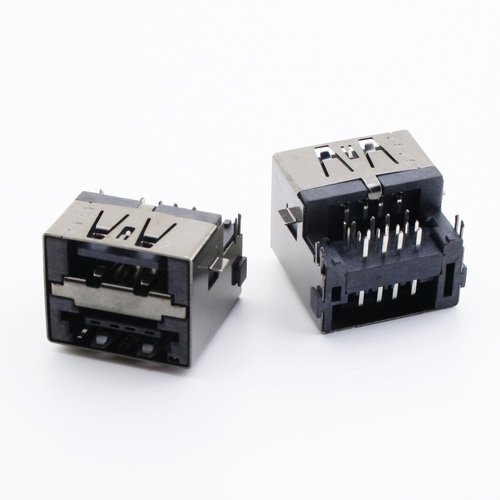 Разъем USB 017 двойной (USB + ESATA)