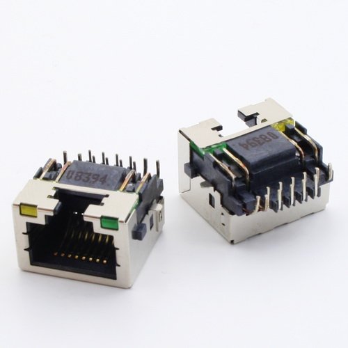 разъем LJ 036 RJ45 с 2мя светодиодами