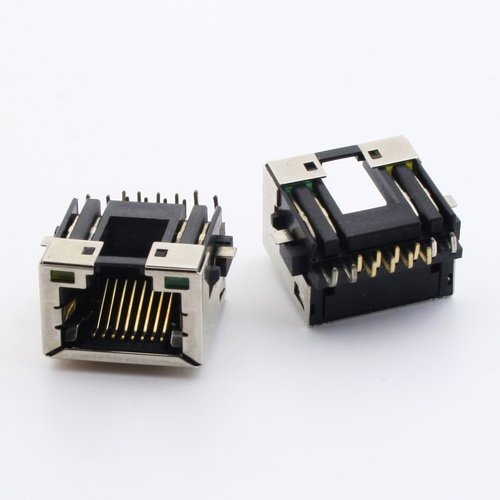 разъем LJ 048 RJ45 с 2мя светодиодами