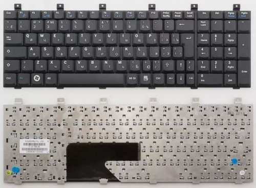 Клавиатура Fujitsu SJ81, XA1526, XA1527 (rus черн.)