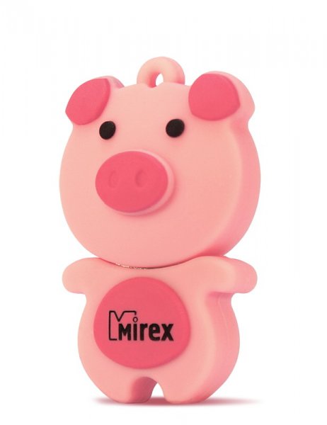 Флэш-накопитель 8GB Mirex PIG PINK (блистер)