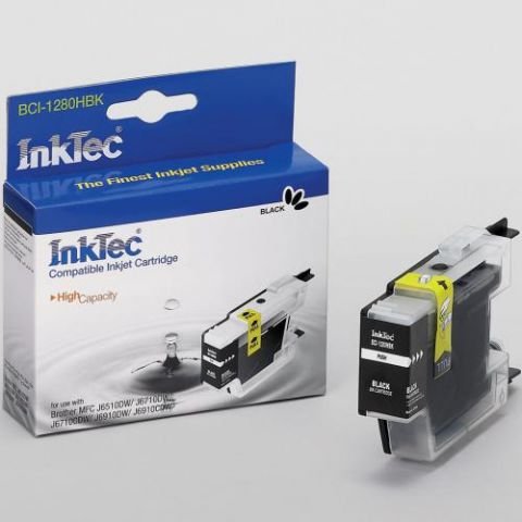 Картридж Brother (BCI-1280HBK) LC450BK/ 17BK/ 77BK/ 79BK/ 1280BK, MFC-J6510DW/ J6710DW/ J6710CDW/ J6910DW/ J6910CDW, InkTec