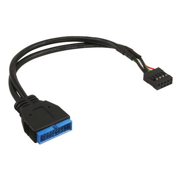 Переходник Female USB 2.0 - Male USB 3.0 - при отсутствии разъема USB3.0 на материнской плате