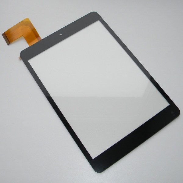 Touchscreen 7 Explay Trend 3G, Explay SM2 3G (маркировки шлейфов FPCA-79D4-V01, аналог HS1279 V290 JHET, FPCA-79D3-V01, YCF0477-A P1, FM801701KC без отверстия под динамик, цвет черный). Совместимые планшеты DEXP Ursus 8EV mini 3G, Icoo iCou Fatty GN 7.85, Explay Party, Turbopad 704, RoverPad Sky 7.85, bb-mobile Techno 7.85 3G TM859L, bb-mobile Techno 7.85 3G TM859M
