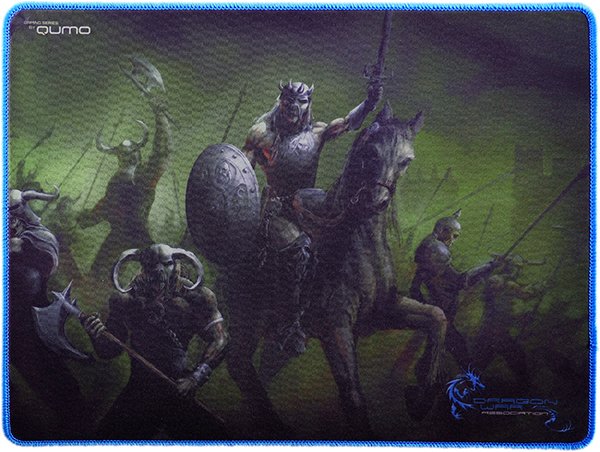 Коврик для мыши Qumo Dragon War Dead Army, 360*270*3 черный