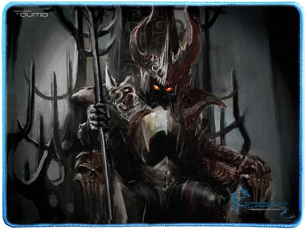 Коврик для мыши Qumo Dragon War Dead King, 360*270*3 черный