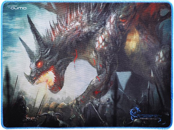 Коврик для мыши Qumo Dragon War Deamon Hunt, 360*270*3 черный