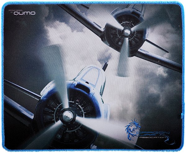 Коврик для мыши Qumo Dragon War Interceptor, 280*230*3 черный